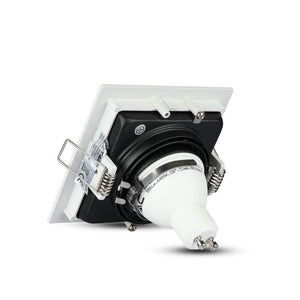 V-TAC PORTAFARETTO ORIENTABILE  DA INCASSO PER LAMPADINE GU10 E GU5.3