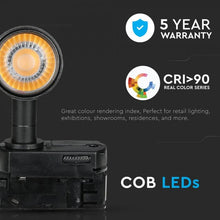 Carica l&#39;immagine nel visualizzatore di Gallery, V-TAC TRACK LIGHT LED COB 15W  CHIP SAMSUNG
