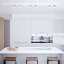 Carica l&#39;immagine nel visualizzatore di Gallery, V-TAC PORTAFARETTO DA INCASSO TRACK LIGHT ORIENTABILE PER 2 LAMPADINE GU10
