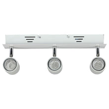 Carica l&#39;immagine nel visualizzatore di Gallery, V-TAC PORTAFARETTO DA INCASSO TRACK LIGHT ORIENTABILE PER 3 LAMPADINE GU10
