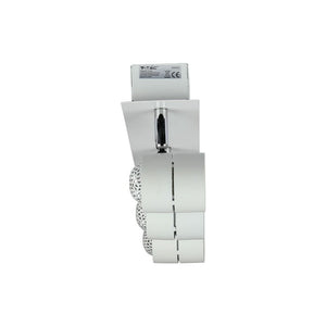 V-TAC PORTAFARETTO DA INCASSO TRACK LIGHT ORIENTABILE PER 3 LAMPADINE GU10