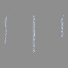 Carica l&#39;immagine nel visualizzatore di Gallery, Cascata di luci a 3 nastri, 288 led bianco freddo
