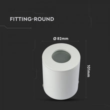 Carica l&#39;immagine nel visualizzatore di Gallery, V-TAC PORTAFARETTO ROTONDO A MONTAGGIO SUPERFICIALE IP54 PER LAMPADINE GU10 E GU5.3

