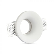 Carica l&#39;immagine nel visualizzatore di Gallery, V-TAC PORTAFARETTO  DA INCASSO IN GESSO PER LAMPADINE GU10 E GU5.3
