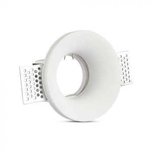 V-TAC PORTAFARETTO  DA INCASSO IN GESSO PER LAMPADINE GU10 E GU5.3