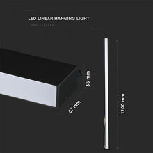 Carica l&#39;immagine nel visualizzatore di Gallery, V-TAC LAMPADA LED A SOSPENSIONE LINEAR LIGHT 60W CHIP SAMSUNG  DIMMERABILE
