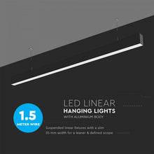 Carica l&#39;immagine nel visualizzatore di Gallery, V-TAC LAMPADA LED A SOSPENSIONE LINEAR LIGHT 40W CHIP SAMSUNG
