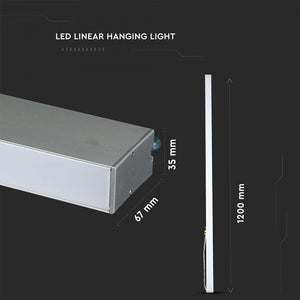 V-TAC LAMPADA LED A SOSPENSIONE LINEAR LIGHT 60W CHIP SAMSUNG  DIMMERABILE