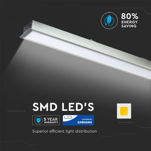 V-TAC LAMPADA LED A INCASSO LINEARE  40W CHIP SAMSUNG