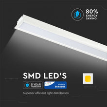 Carica l&#39;immagine nel visualizzatore di Gallery, V-TAC LAMPADA LED A INCASSO LINEARE  40W CHIP SAMSUNG
