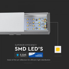 Cargar imagen en el visor de la galería, V-TAC LAMPADA LED A SOSPENSIONE LINEAR LIGHT 40W CHIP SAMSUNG
