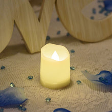 Carica l&#39;immagine nel visualizzatore di Gallery, Set 6 candele avorio, led bianco caldo
