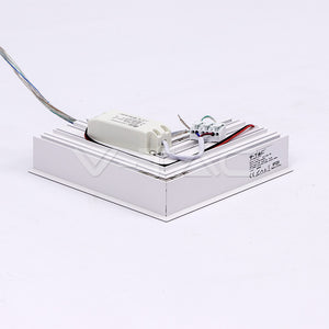 V-TAC COPPIA DI LAMPADE LED RACCORDO A INCASSO LINEAR LIGHT 10W CHIP SAMSUNG WHITE BODY