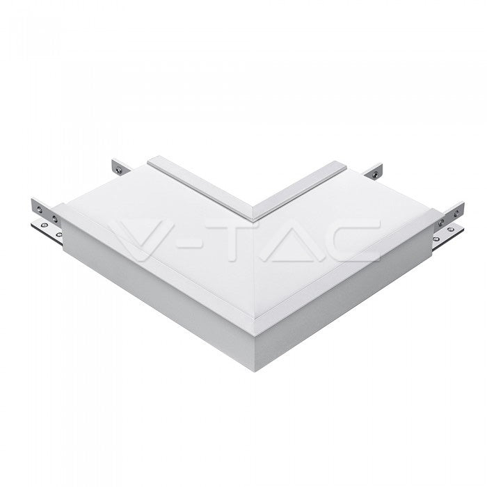 V-TAC COPPIA DI LAMPADE LED RACCORDO A INCASSO LINEAR LIGHT 10W CHIP SAMSUNG WHITE BODY