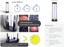 Cargar imagen en el visor de la galería, LAMPADA BATTERICIDA UV AD OZONO
