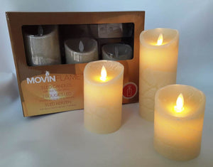CANDELE LED MOVING - BIANCHE