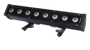 Sagitter battery arch led bar 8 x 10 w ip65 rgbw/fc widmx