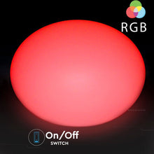 Carica l&#39;immagine nel visualizzatore di Gallery, V-TAC SFERA OVALE MULTICOLOR LED RGB 1W RICARICABILE CON TELECOMANDO IP67
