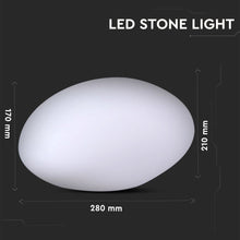 Carica l&#39;immagine nel visualizzatore di Gallery, V-TAC LED STONE MULTICOLOR RGB 1W RICARICABILE CON TELECOMANDO IP67 280x210
