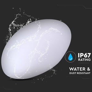 V-TAC LED STONE MULTICOLOR RGB 1W RICARICABILE CON TELECOMANDO IP67 280x210