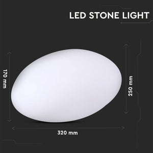 V-TAC LED STONE MULTICOLOR RGB 1W RICARICABILE CON TELECOMANDO IP67 320x270