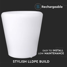 Carica l&#39;immagine nel visualizzatore di Gallery, V-TAC LAMPADA A FORMA DI VASO MULTICOLOR RGB LED 1W RICARICABILE CON TELECOMANDO IP54
