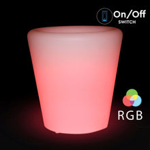 Carica l&#39;immagine nel visualizzatore di Gallery, V-TAC LAMPADA A FORMA DI VASO MULTICOLOR RGB LED 1W RICARICABILE CON TELECOMANDO IP54
