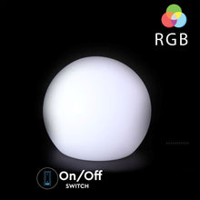 Carica l&#39;immagine nel visualizzatore di Gallery, V-TAC SFERA MULTICOLOR LED RGB 1W RICARICABILE CON TELECOMANDO IP67
