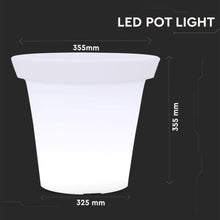 Carica l&#39;immagine nel visualizzatore di Gallery, V-TAC LAMPADA A FORMA DI VASO MULTICOLOR RGB LED 3W RICARICABILE CON TELECOMANDO IP54
