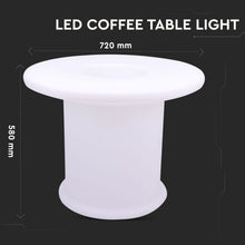 Carica l&#39;immagine nel visualizzatore di Gallery, V-TAC COFFEE TABLE MULTICOLOR LED RGB 6W RICARICABILE CON TELECOMANDO IP54
