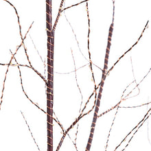 Carica l&#39;immagine nel visualizzatore di Gallery, Albero marrone h 180 cm, 600 microled bianco caldo
