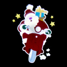Carica l&#39;immagine nel visualizzatore di Gallery, Proiettore led color Babbo Natale su Scooter con musica
