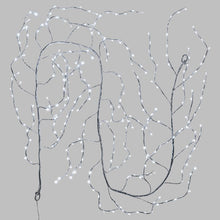 Carica l&#39;immagine nel visualizzatore di Gallery, Tralcio Ramo argento 3 m, 288 led bianco caldo, cavo trasparente
