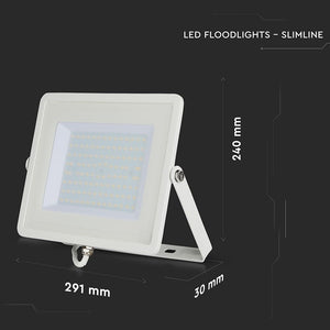 V-TAC FARO LED SMD 100W ULTRASOTTILE CHIP SAMSUNG DA ESTERNO COLORE BIANCO