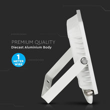 Carica l&#39;immagine nel visualizzatore di Gallery, V-TAC FARO LED SMD 100W ULTRASOTTILE CHIP SAMSUNG DA ESTERNO COLORE BIANCO
