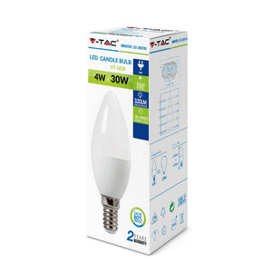 V-TAC  LAMPADINA LED E14 4W CANDELA