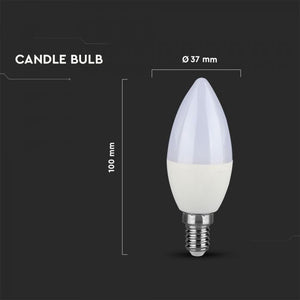 V-TAC LAMPADINA LED E14 5,5W CANDELA