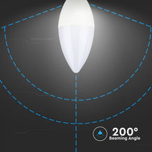Carica l&#39;immagine nel visualizzatore di Gallery, V-TAC  CONFEZIONE 6 LAMPADINE LED E14 5,5W CANDELA

