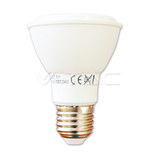 V-TAC LAMPADINA LED E27 8W BULB PAR LAMP PAR20