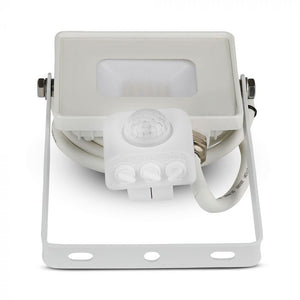 V-TAC FARETTO LED 10W ULTRA SOTTILE SLIM CHIP SAMSUNG CON SENSORE COLORE BIANCO