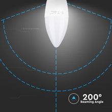Carica l&#39;immagine nel visualizzatore di Gallery, V-TAC LAMPADINA LED E27 5,5W CANDELA
