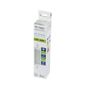 V-TAC  LAMPADINA LED R7S L119 10W BULB TUBOLARE