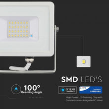Carica l&#39;immagine nel visualizzatore di Gallery, V-TAC FARO LED SMD 20W ULTRASOTTILE CHIP SAMSUNG DA ESTERNO
