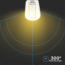 Carica l&#39;immagine nel visualizzatore di Gallery, V-TAC LAMPADINA LED E14 2W BULB ST26 FILAMENTO
