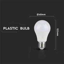 Carica l&#39;immagine nel visualizzatore di Gallery, V-TAC LAMPADINA LED E27 9W BULB A60 3 STEP DIMMERABILE
