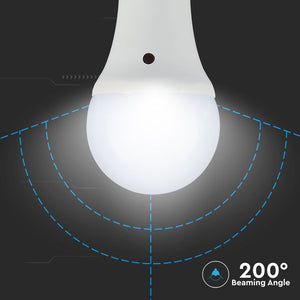 V-TAC LAMPADINA LED E27 9W BULB A60 CON SENSORE CREPUSCOLARE