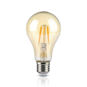 V-TAC LAMPADINA LED E27 8W BULB A67 FILAMENTO AMBRATA
