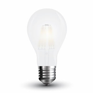 V-TAC LAMPADINA LED E27 5W BULB A60 FROST FILAMENTO
