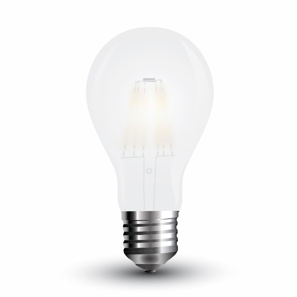 V-TAC LAMPADINA LED E27 5W BULB A60 FROST FILAMENTO