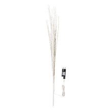 Cargar imagen en el visor de la galería, Ramo decorativo bianco h 100 cm, microled bianco caldo
